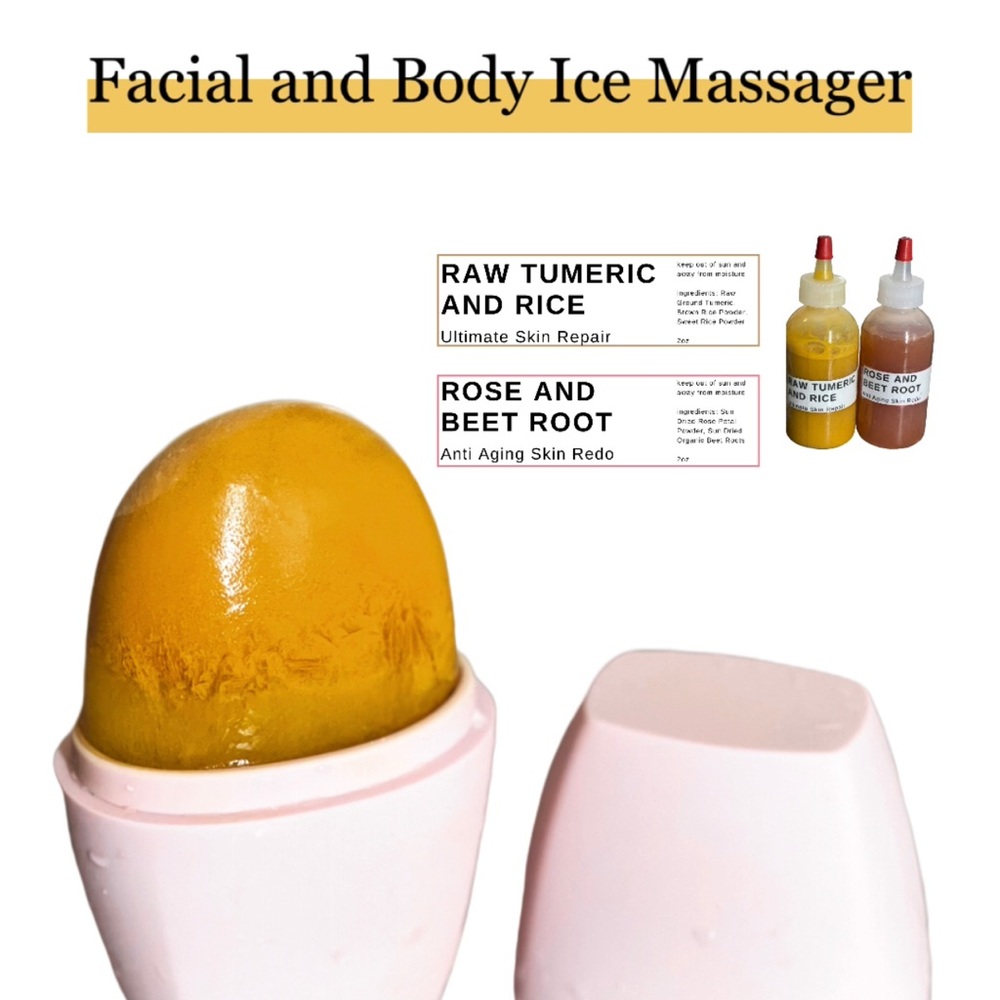 BUNDLE Silicone Ice Face And Body Roller Skin Care Silicone Face Massager